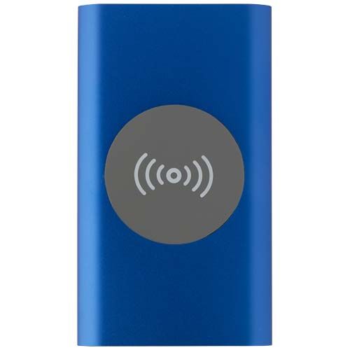 Batería externa inalámbrica tipo C de aluminio reciclado de 4000 mAh 
