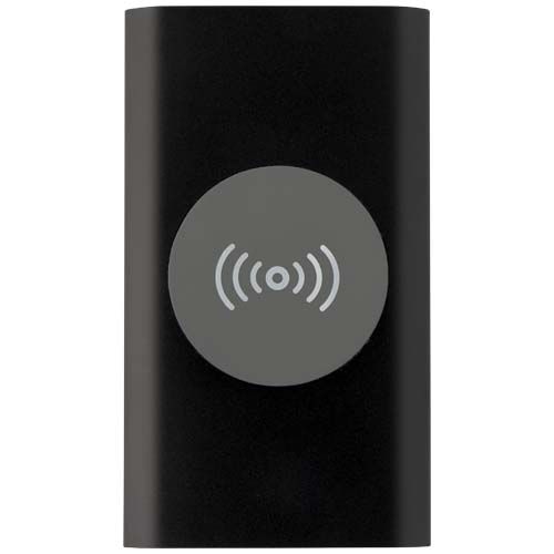 Batería externa inalámbrica tipo C de aluminio reciclado de 4000 mAh 