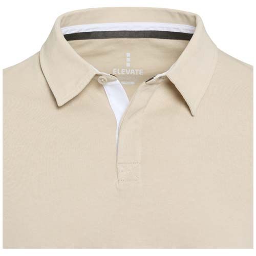 Sudadera tipo polo de rugby unisex 