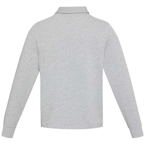 Sudadera tipo polo de rugby unisex 
