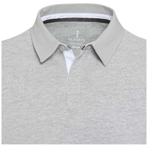 Sudadera tipo polo de rugby unisex Clyde