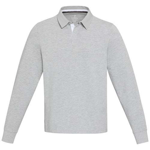 Sudadera tipo polo de rugby unisex Clyde