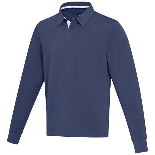 Sudadera tipo polo de rugby unisex Clyde