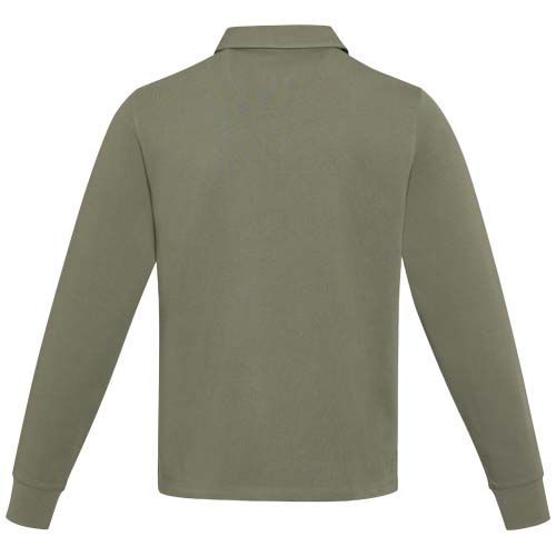 green Sudadera tipo polo de rugby unisex