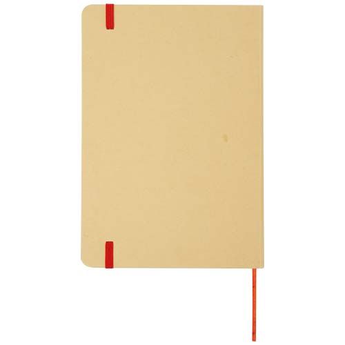 red Libreta de tapa dura A5 de cartón reciclado