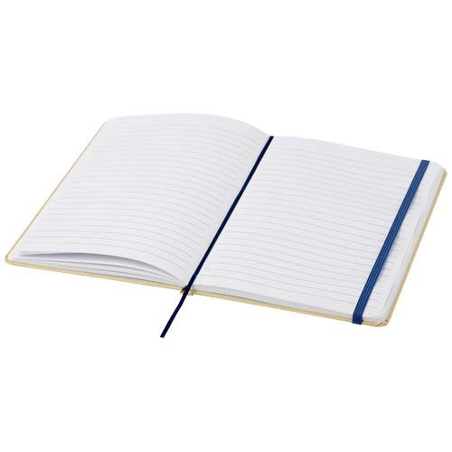 azul mar Libreta de tapa dura A5 de cartón reciclado