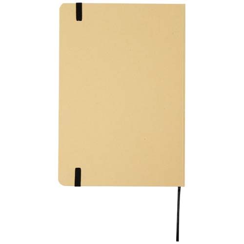 black Libreta de tapa dura A5 de cartón reciclado