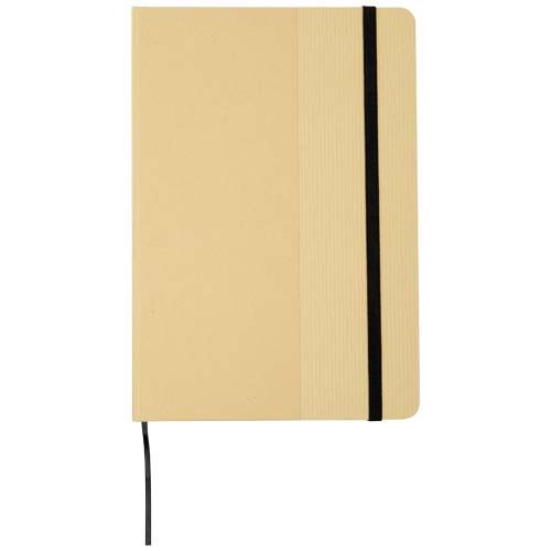 black Libreta de tapa dura A5 de cartón reciclado