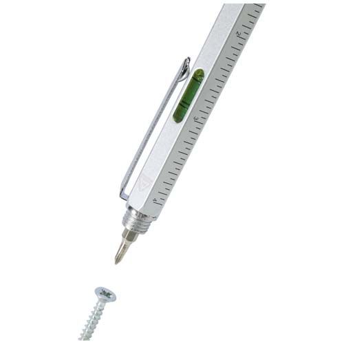 Stylo multifonction Dora en aluminium recyclé (encre noire) - 6