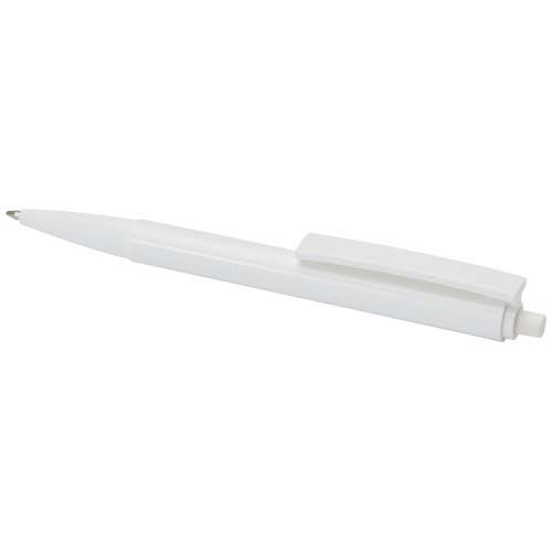 white Bolígrafo de plástico reciclado