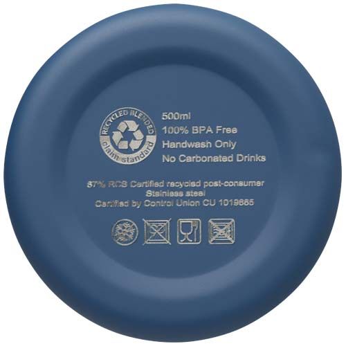 Bidón con aislamiento de cobre de 500 ml de acero inóxidable reciclado con certificado RCS 