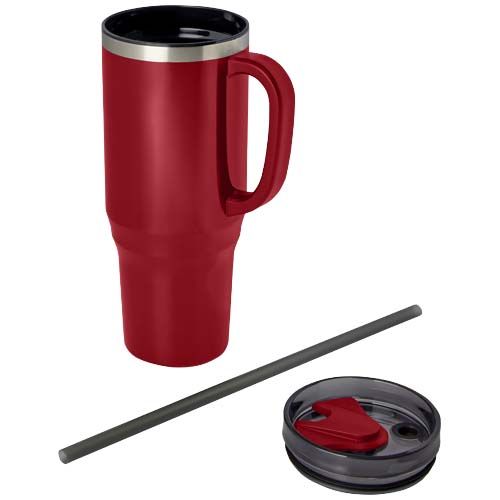 red Vaso térmico con pajita de 1200 ml con certificado RCS