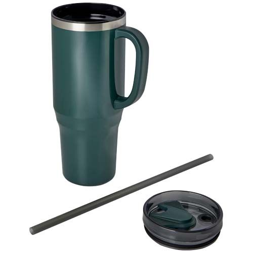 verde flash Vaso térmico con pajita de 1200 ml con certificado RCS