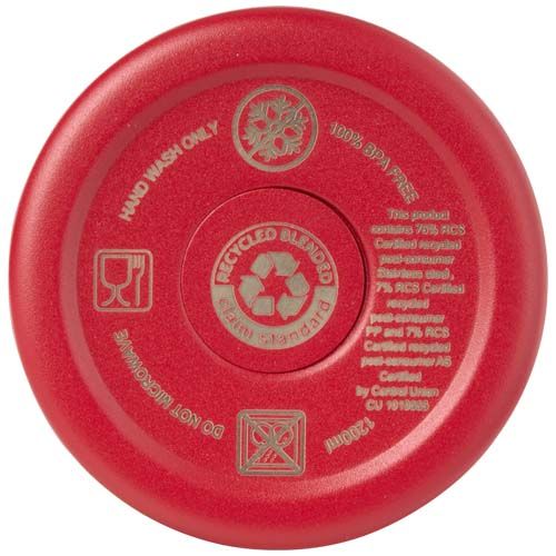 Vaso de cobre de 1200 ml con doble pared, pajita, aislamiento y certificado RCS 