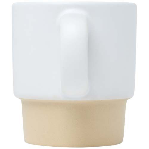 Taza de espresso apilable de 130 ml con fondo de arcilla 