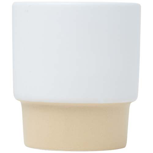 Taza de espresso apilable de 130 ml con fondo de arcilla 