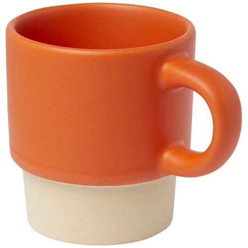 TAZA DE ESPRESSO APILABLE DE 130 ML CON FONDO DE ARCILLA 