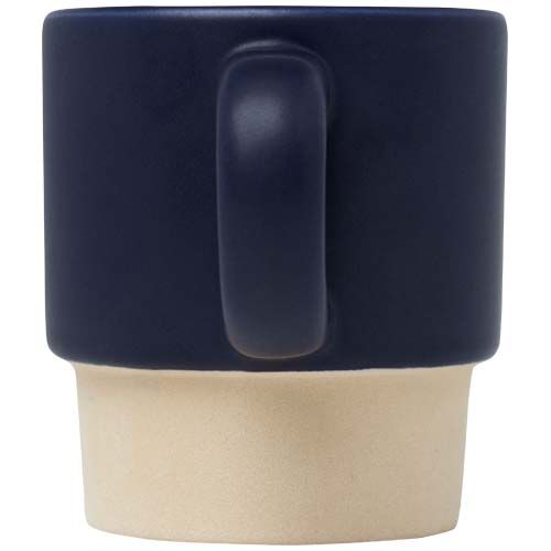 Taza de espresso apilable de 130 ml con fondo de arcilla 