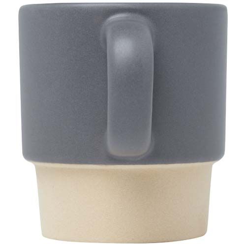 Taza de espresso apilable de 130 ml con fondo de arcilla 
