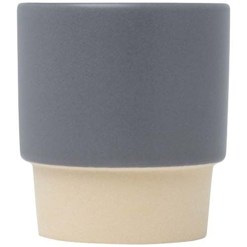 Taza de espresso apilable de 130 ml con fondo de arcilla 