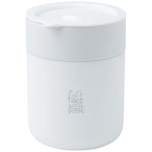 Gobelet en céramique Java de 330 ml avec revêtement en silicone et couvercle en plastique - 2