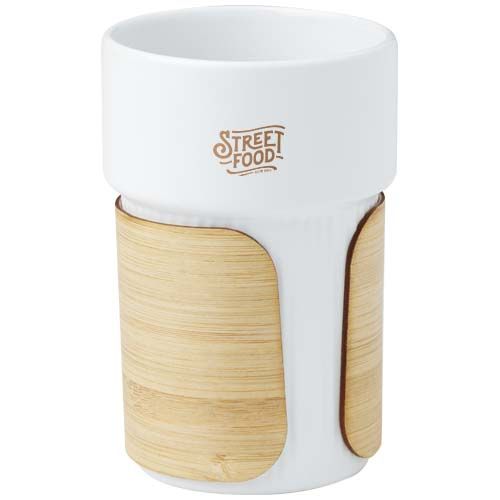 Gobelet Fika de 340 ml avec couvercle en bambou - 2