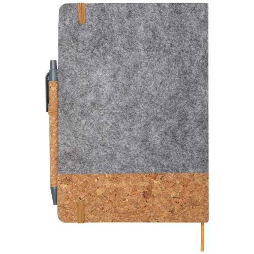 gris/natural Libreta de tapa dura A5