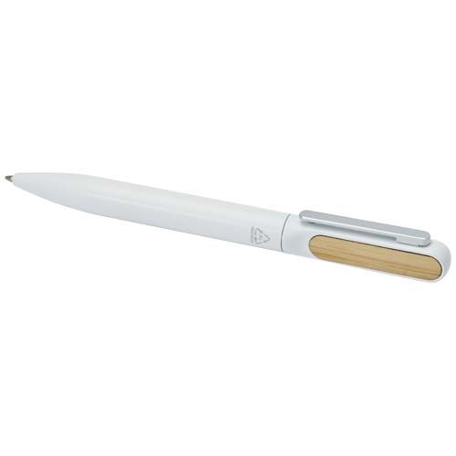 white Bolígrafo de aluminio reciclado