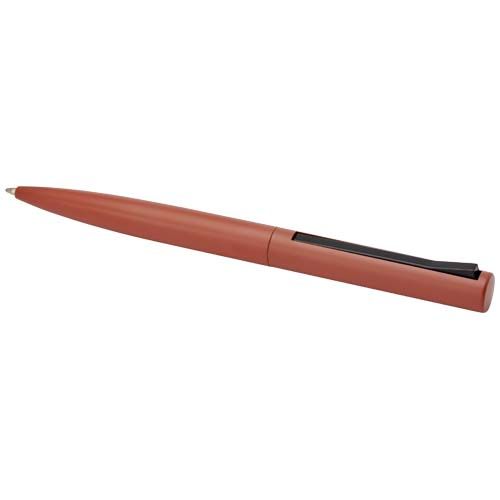 rojo de ladrillo Bolígrafo de aluminio reciclado