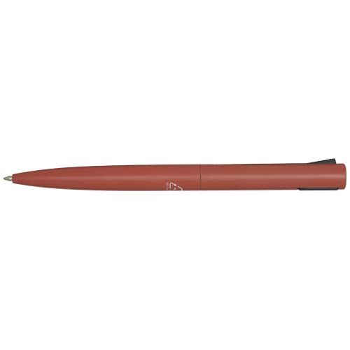 rojo de ladrillo Bolígrafo de aluminio reciclado
