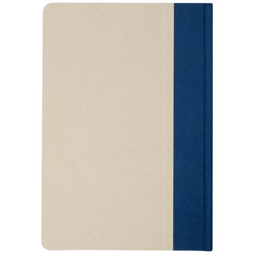 azul oscuro Libreta de tapa dura A5 de papel de caña de azúcar