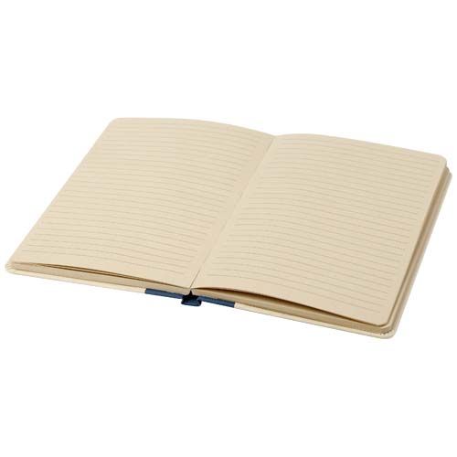 azul oscuro Libreta de tapa dura A5 de papel de caña de azúcar
