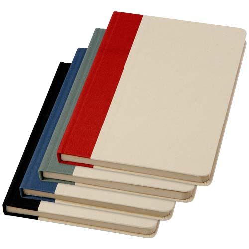 azul oscuro Libreta de tapa dura A5 de papel de caña de azúcar