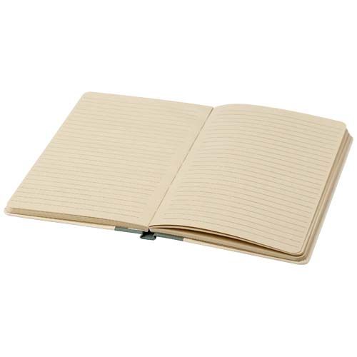 verde follaje Libreta de tapa dura A5 de papel de caña de azúcar