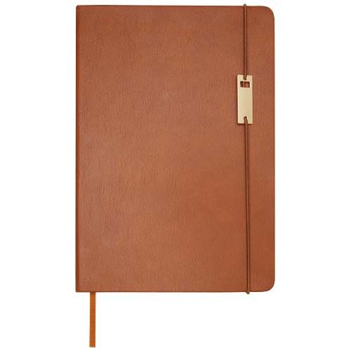 marrón Set de libreta A5 con rollerball