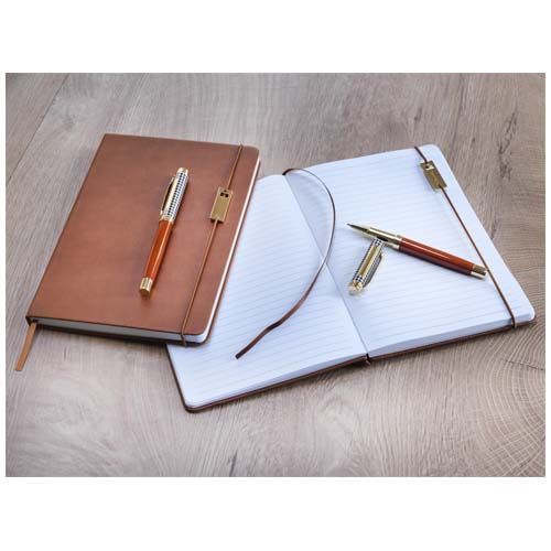 Set de libreta A5 con rollerball 