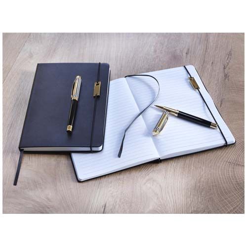 Set de libreta A5 con rollerball 