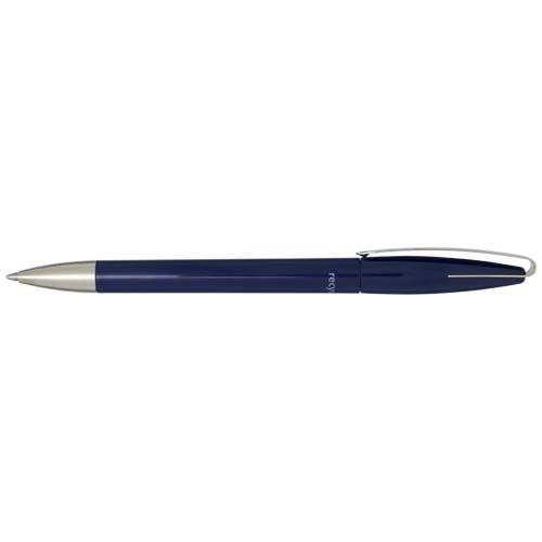azul marino Bolígrafo de plástico reciclado