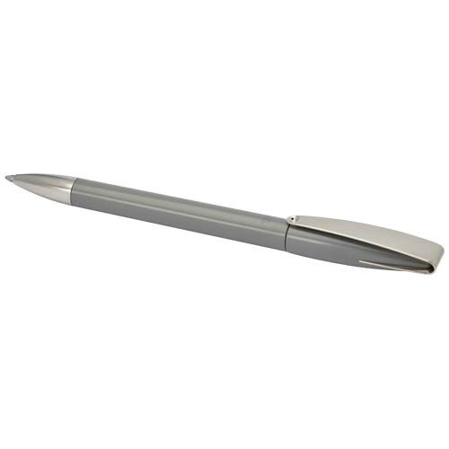 gray Bolígrafo de plástico reciclado