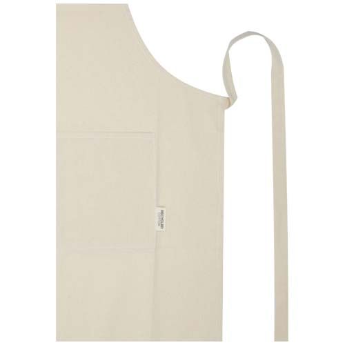 Delantal de algodón reciclado de 200 g/m² 