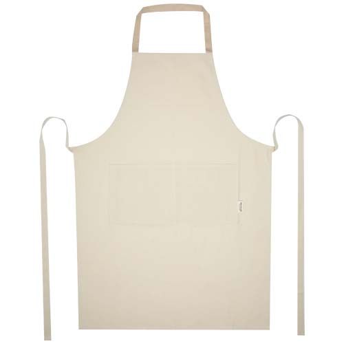 Delantal de algodón reciclado de 200 g/m² 