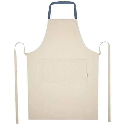 Delantal de algodón reciclado de 200 g/m² 
