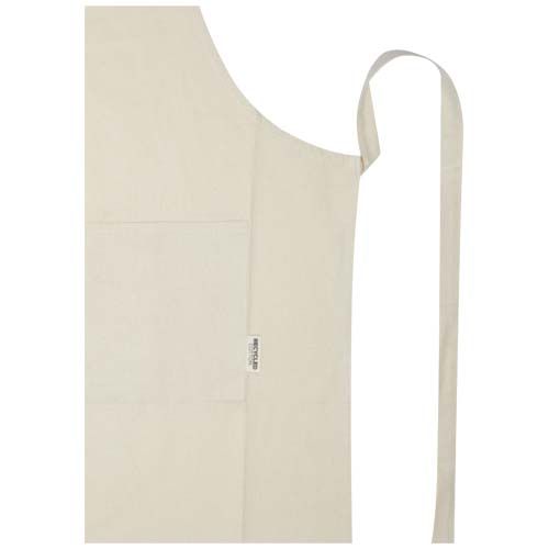 Delantal de algodón reciclado de 200 g/m² 