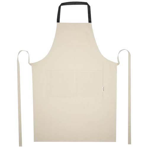Delantal de algodón reciclado de 200 g/m² 