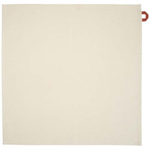 rojo de ladrillo Paño de cocina de algodón reciclado de 200 g/m²