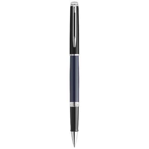 ROLLERBALL CON BLOQUES DE COLOR Y RIBETE PLATEADO 