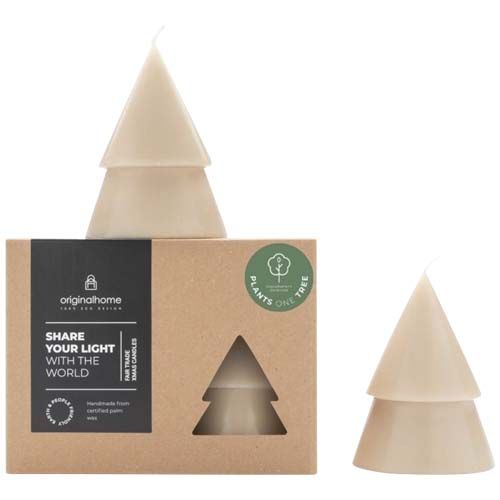 ORIGINALHOME SET DE 2 VELAS ÁRBOL DE NAVIDAD - M