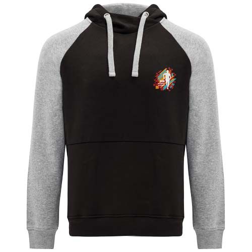 Sudadera con capucha bicolor unisex 