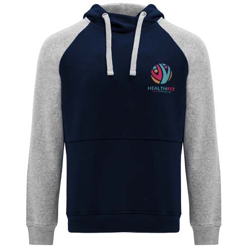 Sudadera con capucha bicolor unisex 