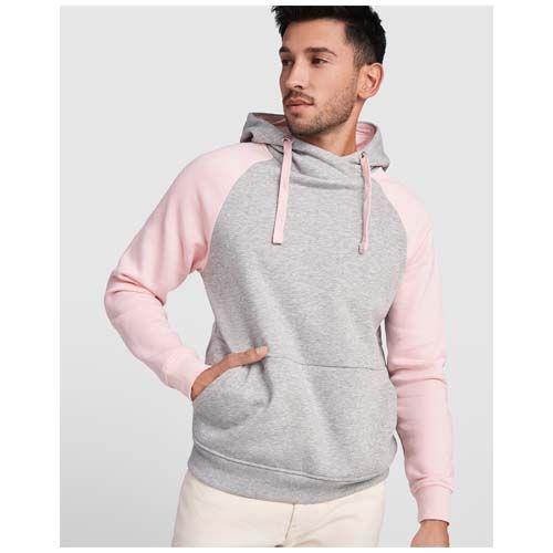 Sudadera con capucha bicolor unisex 
